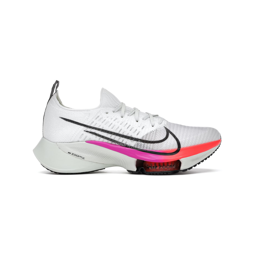 Nike Air Zoom Tempo NEXT% Flyknit White Hyper Violet Flash Crimson