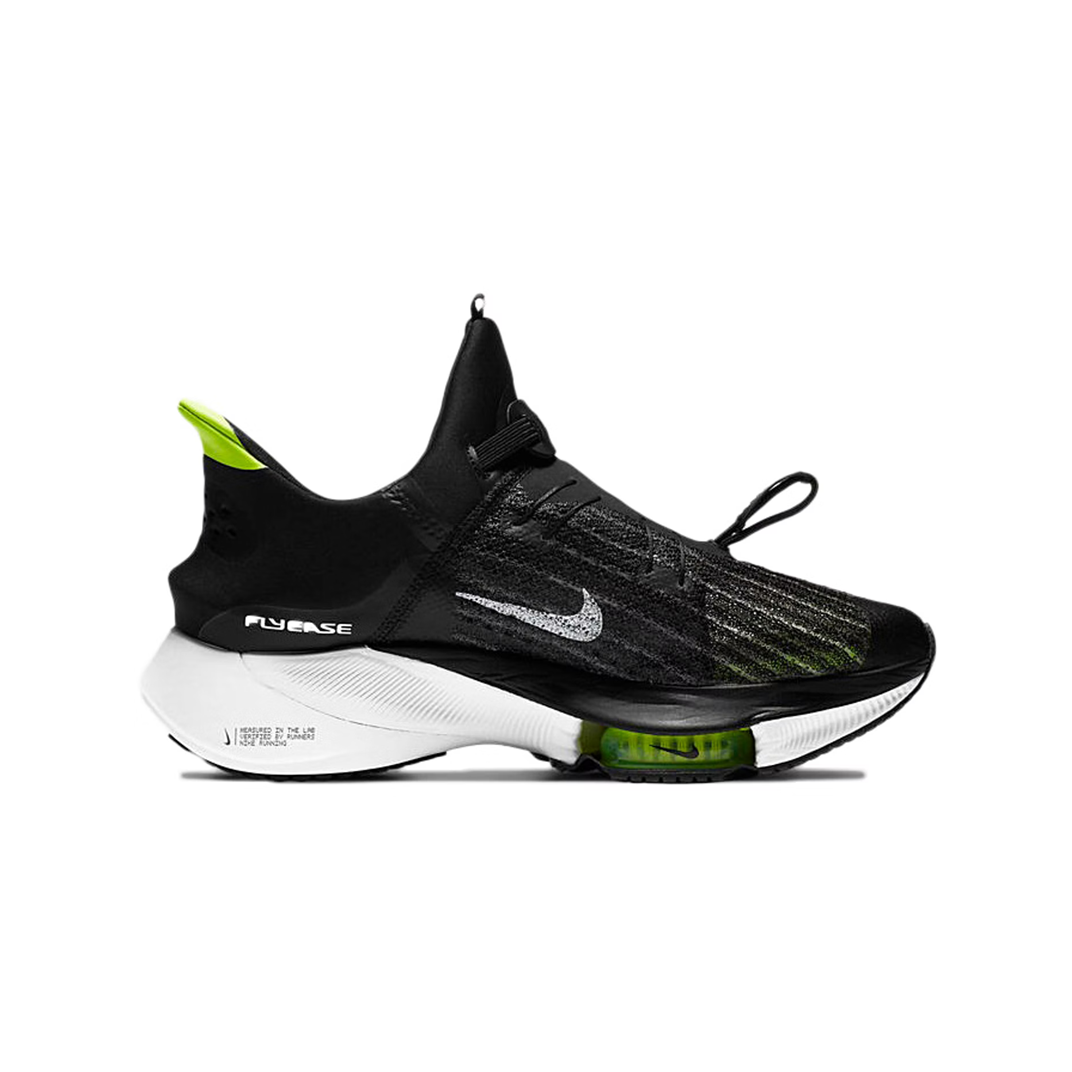 Nike Air Zoom Tempo NEXT% FlyEase Black White Volt