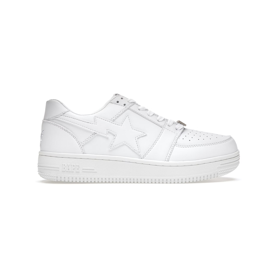 A Bathing Ape Bape Sta Low White Leather (2020)