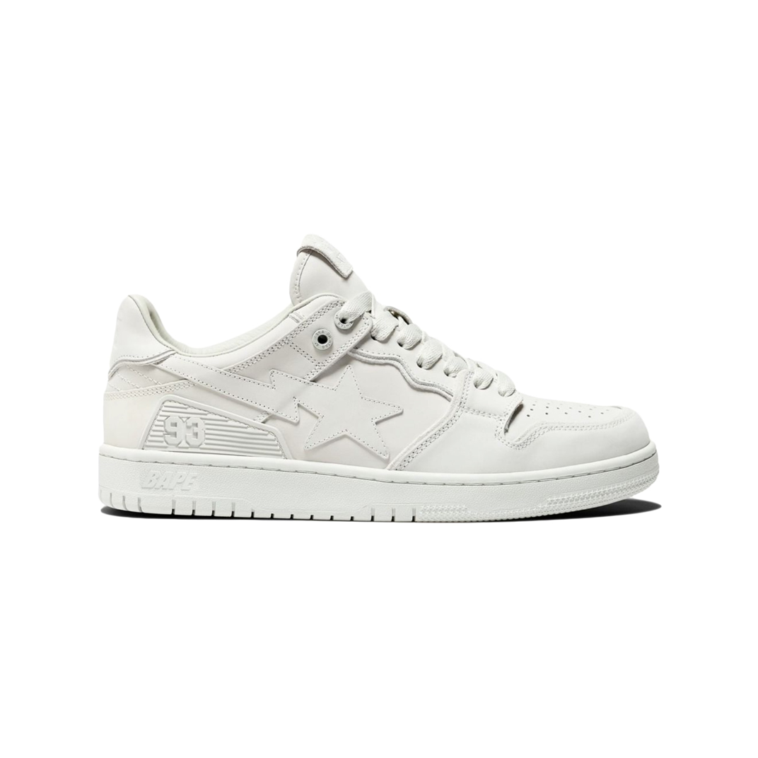 A Bathing Ape Bape SK8 Sta Triple White