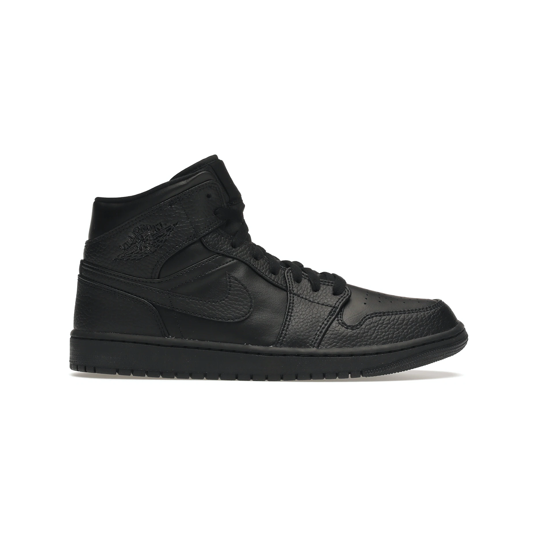Jordan 1 Mid Triple Black