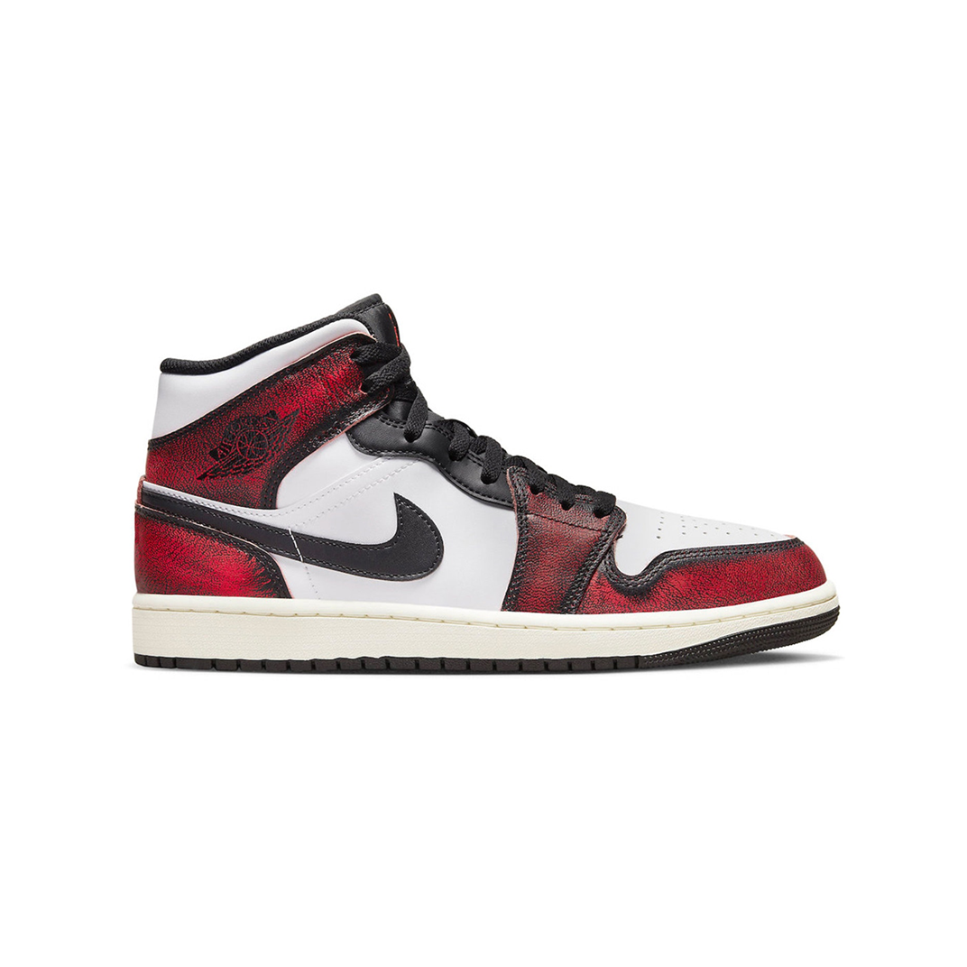 Jordan 1 Mid Wear-Away Chicago