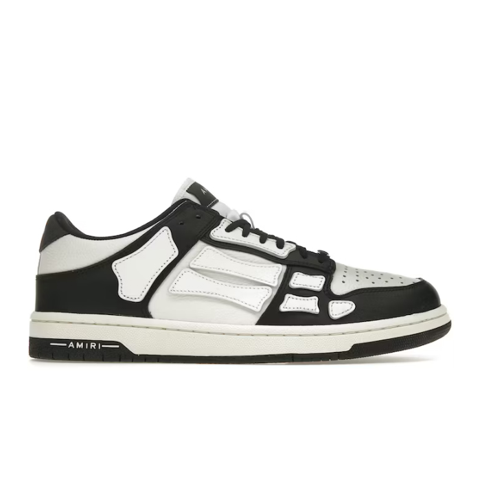AMIRI Skel Top Low Black White