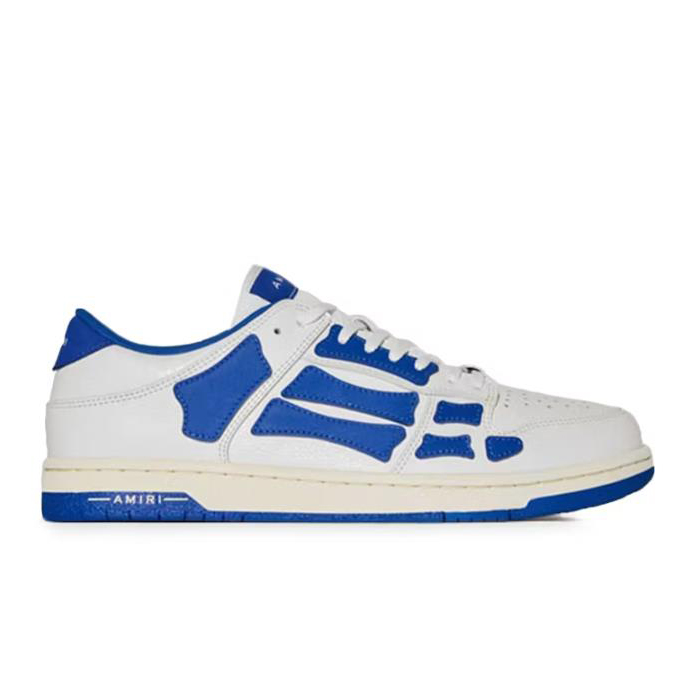 AMIRI Skel Top Low White Blue