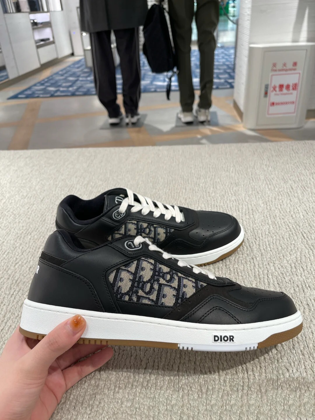 Dior B27 Low Black Beige 3SN272ZIR_H965