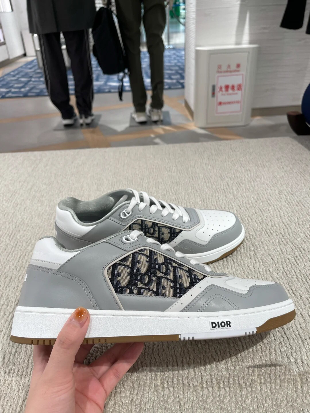 Dior B27 Low Gray White 3SN272ZIR_H165