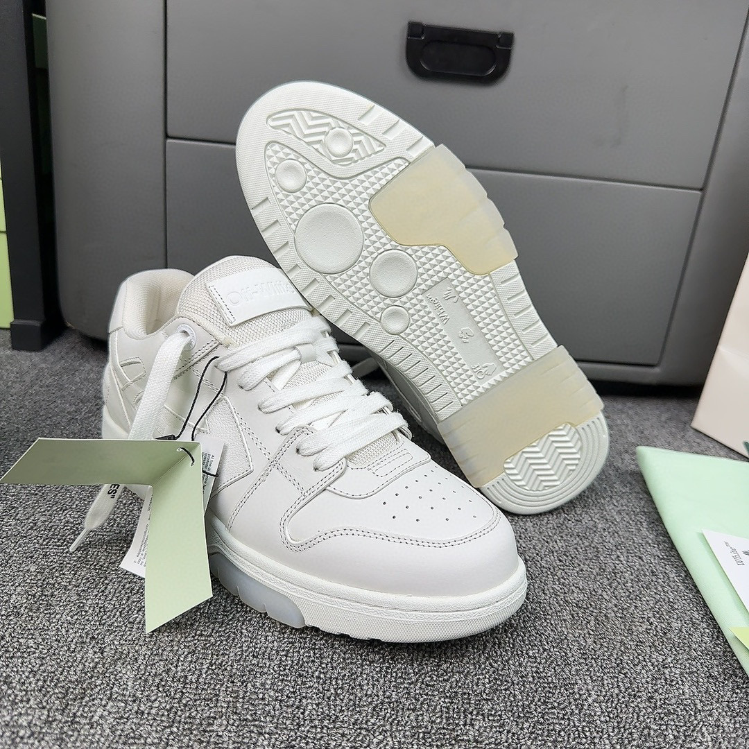 OFF-WH*TE Out Of Office Calf Leather Triple White