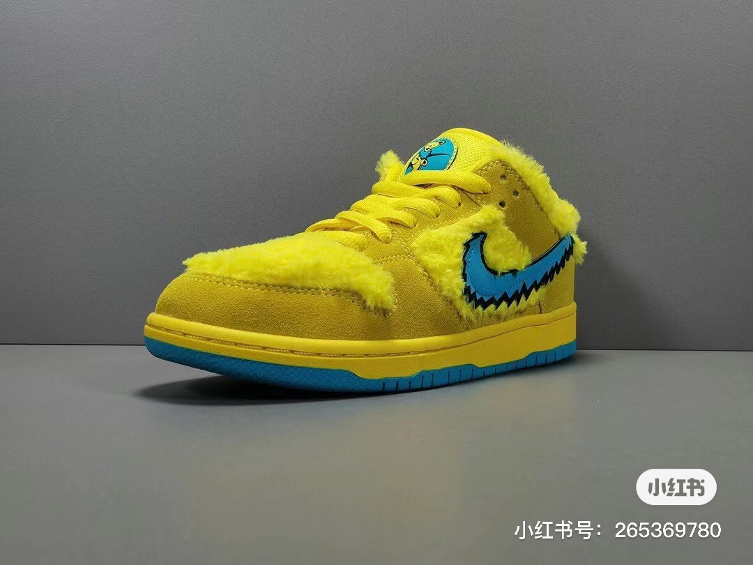 Nike SB Dunk Low Grateful Dead Bears Opti Yellow