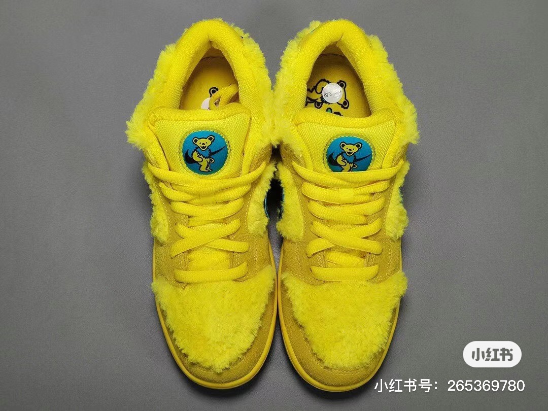 Nike SB Dunk Low Grateful Dead Bears Opti Yellow