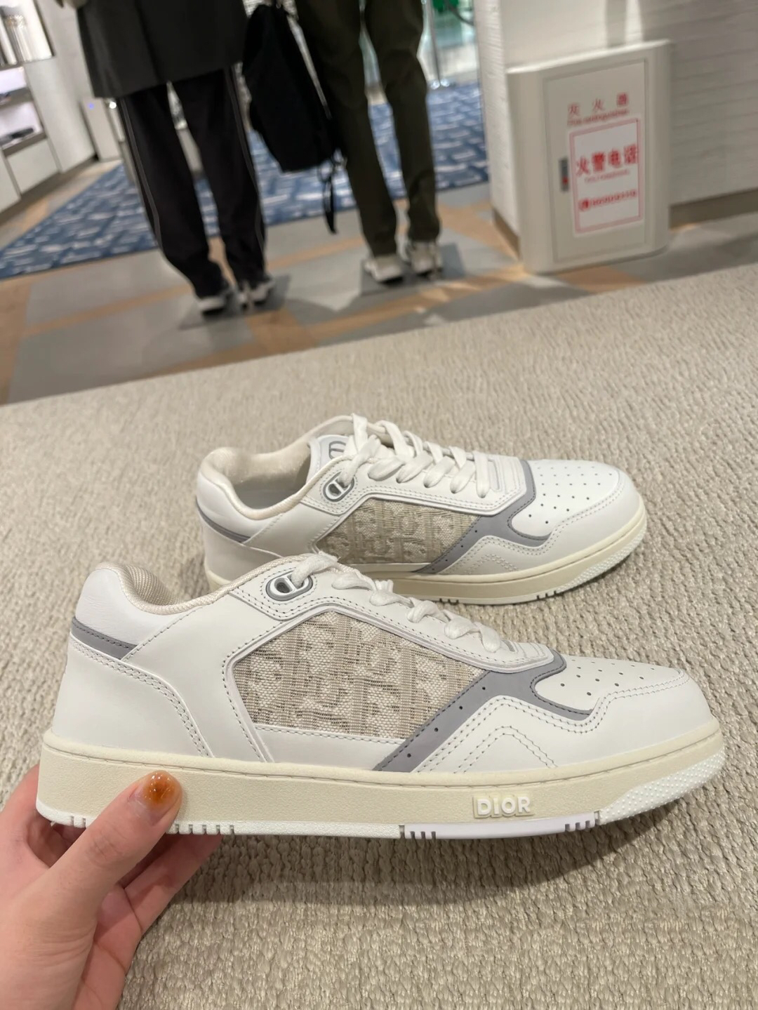 Dior B27 Low White Beige 3SN272ZIR_H068