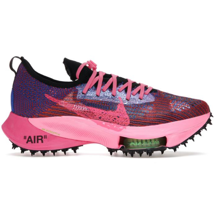 Nike Air Zoom Tempo NEXT% Flyknit Off-White Racer Blue Pink Glow