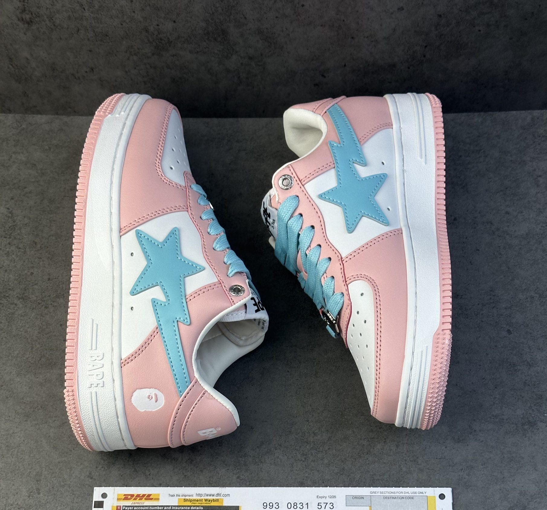 A Bathing Ape Bape Sta Pastel Pink