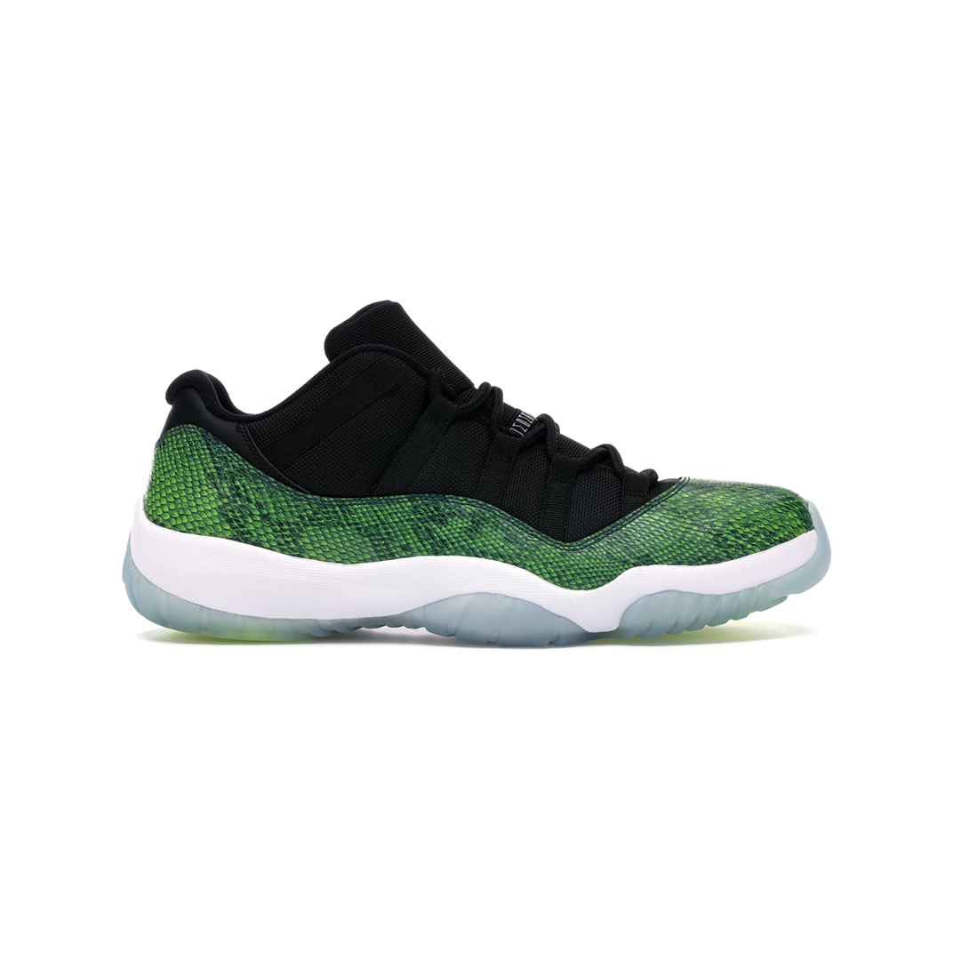 Jordan 11 Retro Low Green Snakeskin