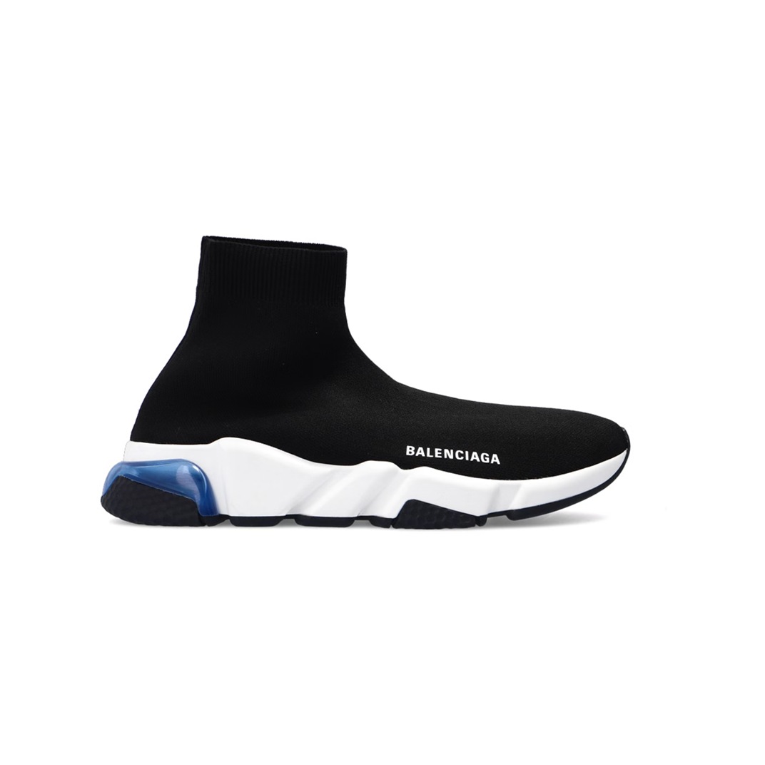 Balenciaga Speed Trainer Black Blue Clear Sole (W)