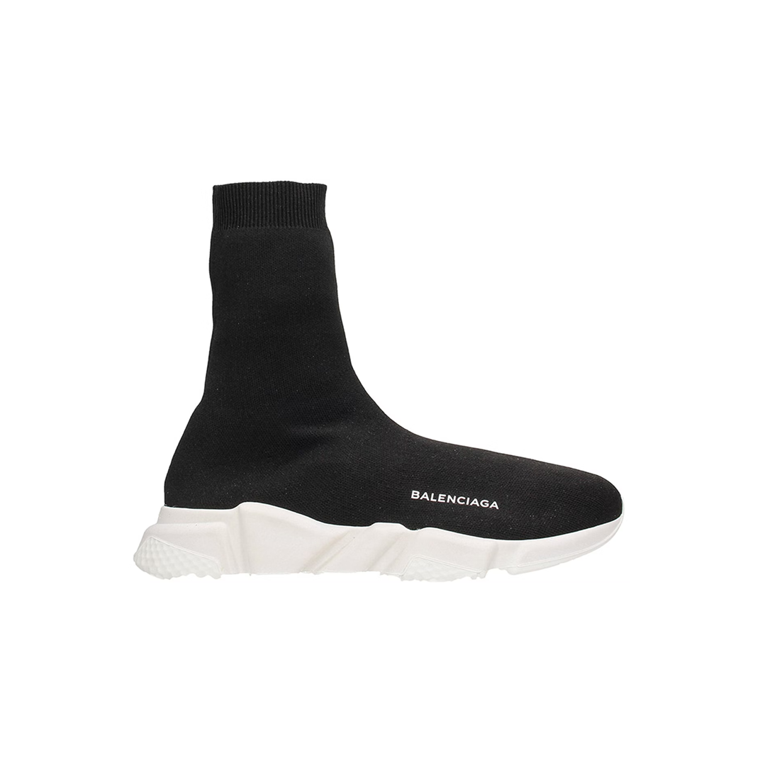 Balenciaga Speed Trainer High Black White