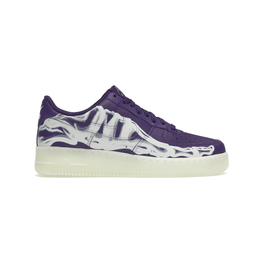 Nike Air Force 1 Low ’07 QS Purple Skeleton Halloween (2021)