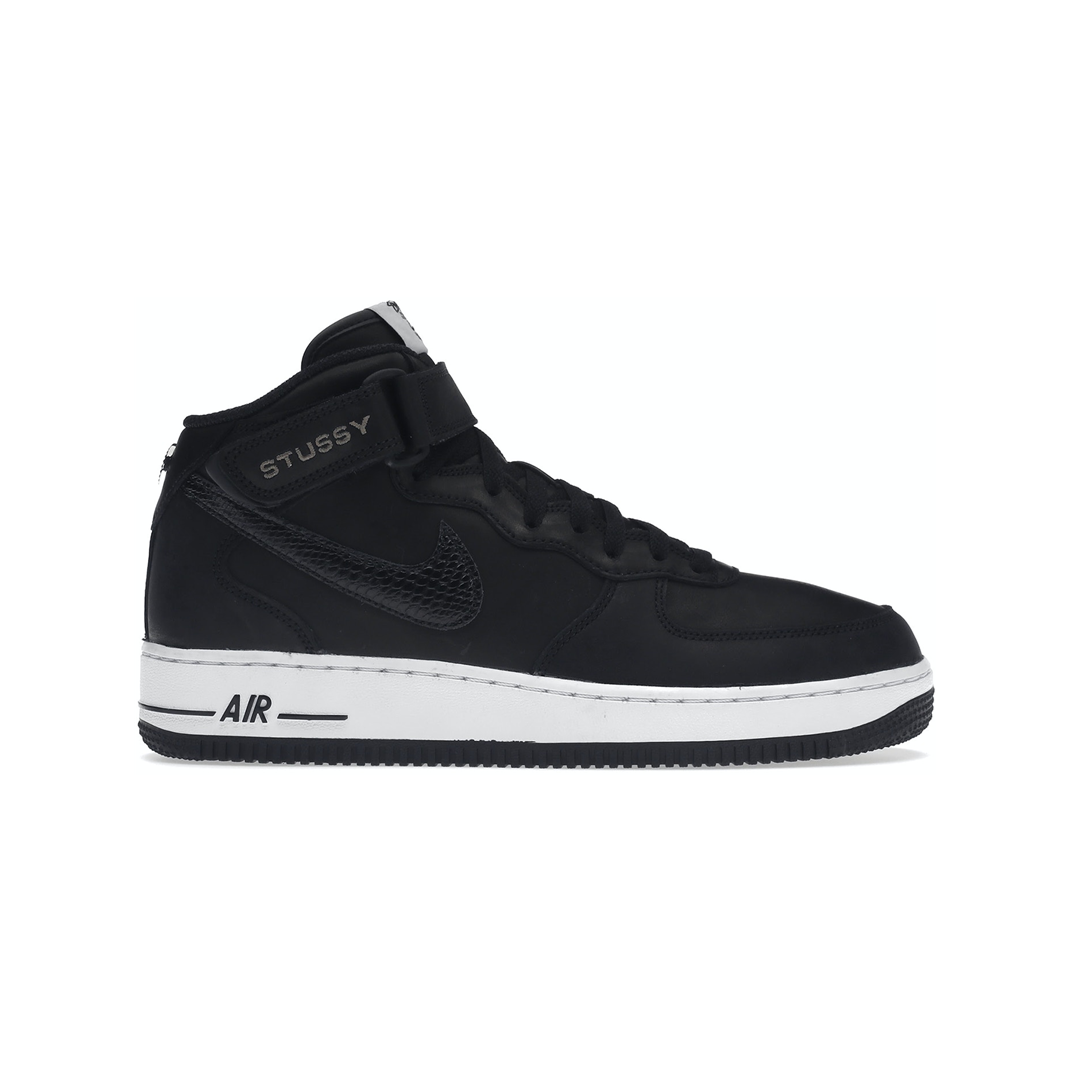 Nike Air Force 1 Mid Stussy Black White