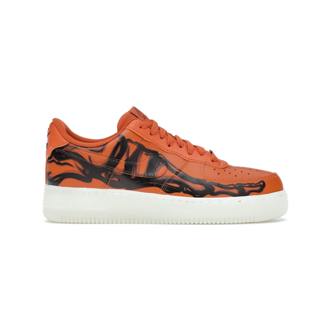 Nike Air Force 1 Low Orange Skeleton Halloween (2020)
