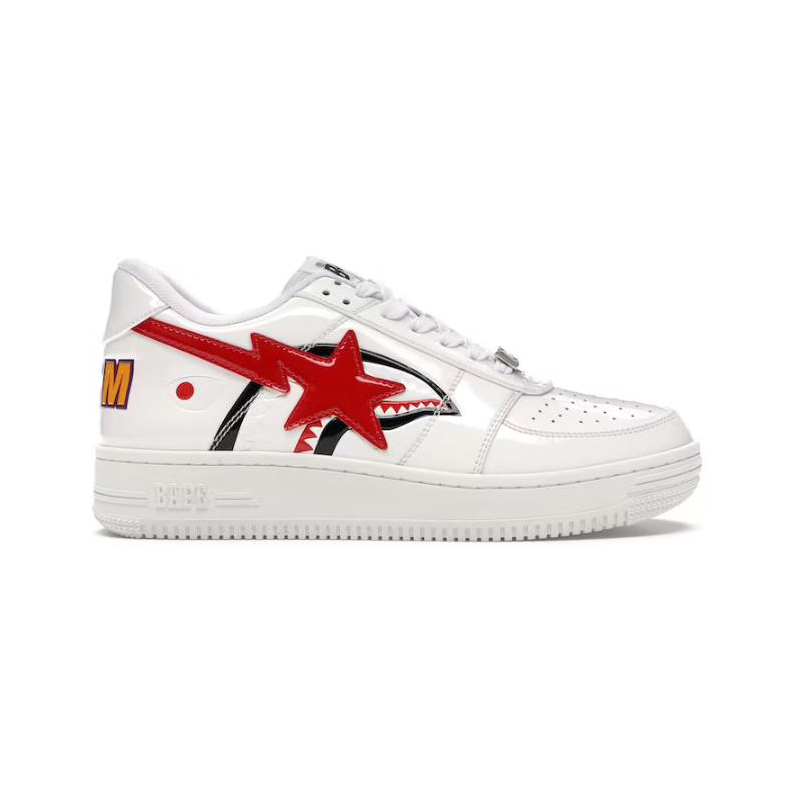 A Bathing Ape Bape Sta Low Shark White