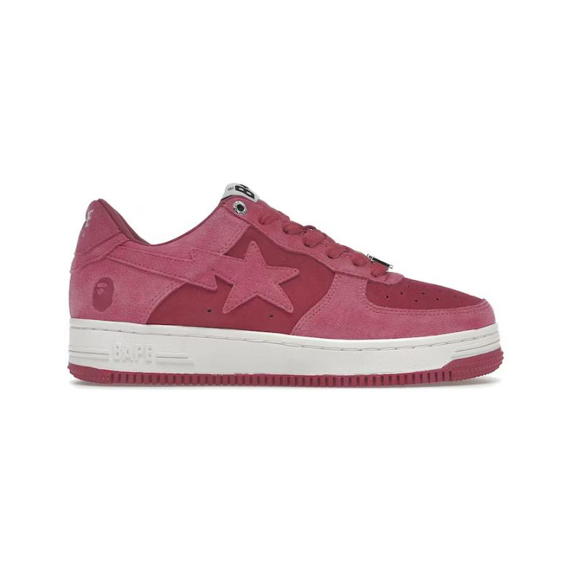 A Bathing Ape Bape Sta Pink Suede