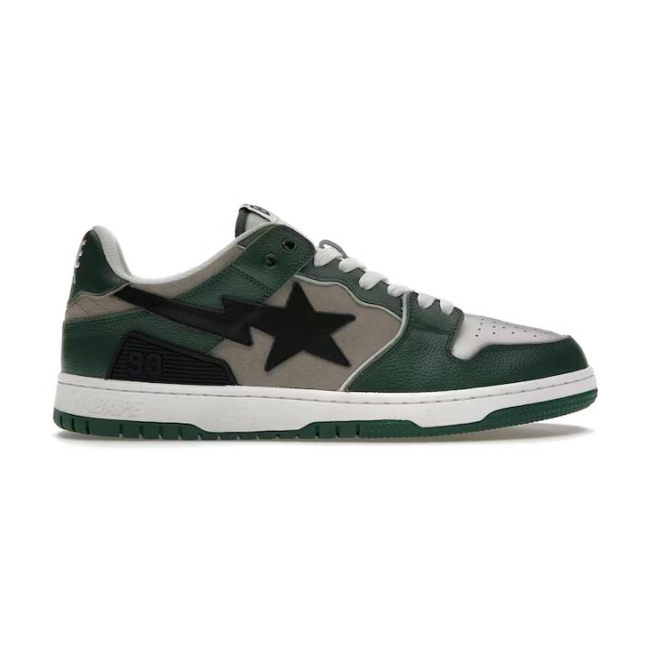 A Bathing Ape Bape SK8 Sta Green Grey