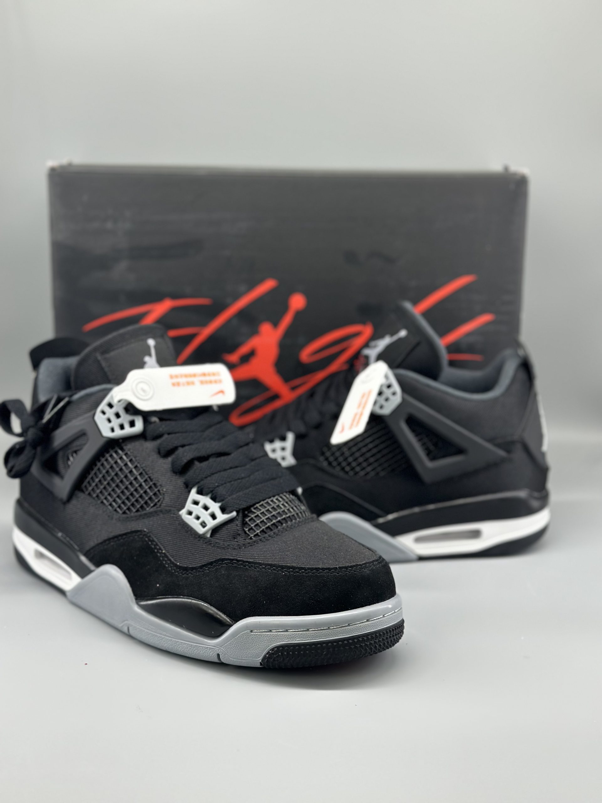 Jordan 4 Retro SE Black Canvas