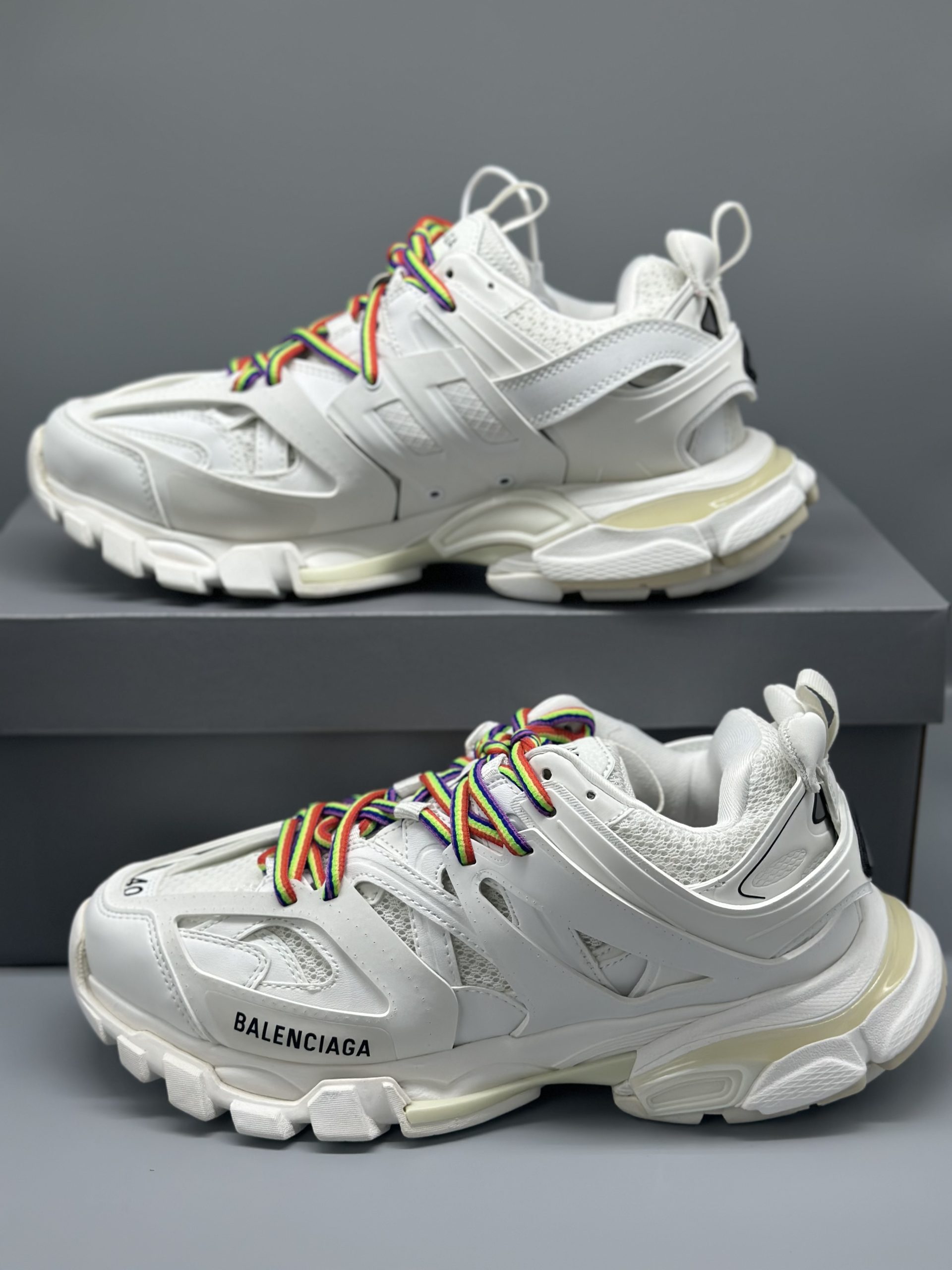 Balenciaga Track Puttee trainers White