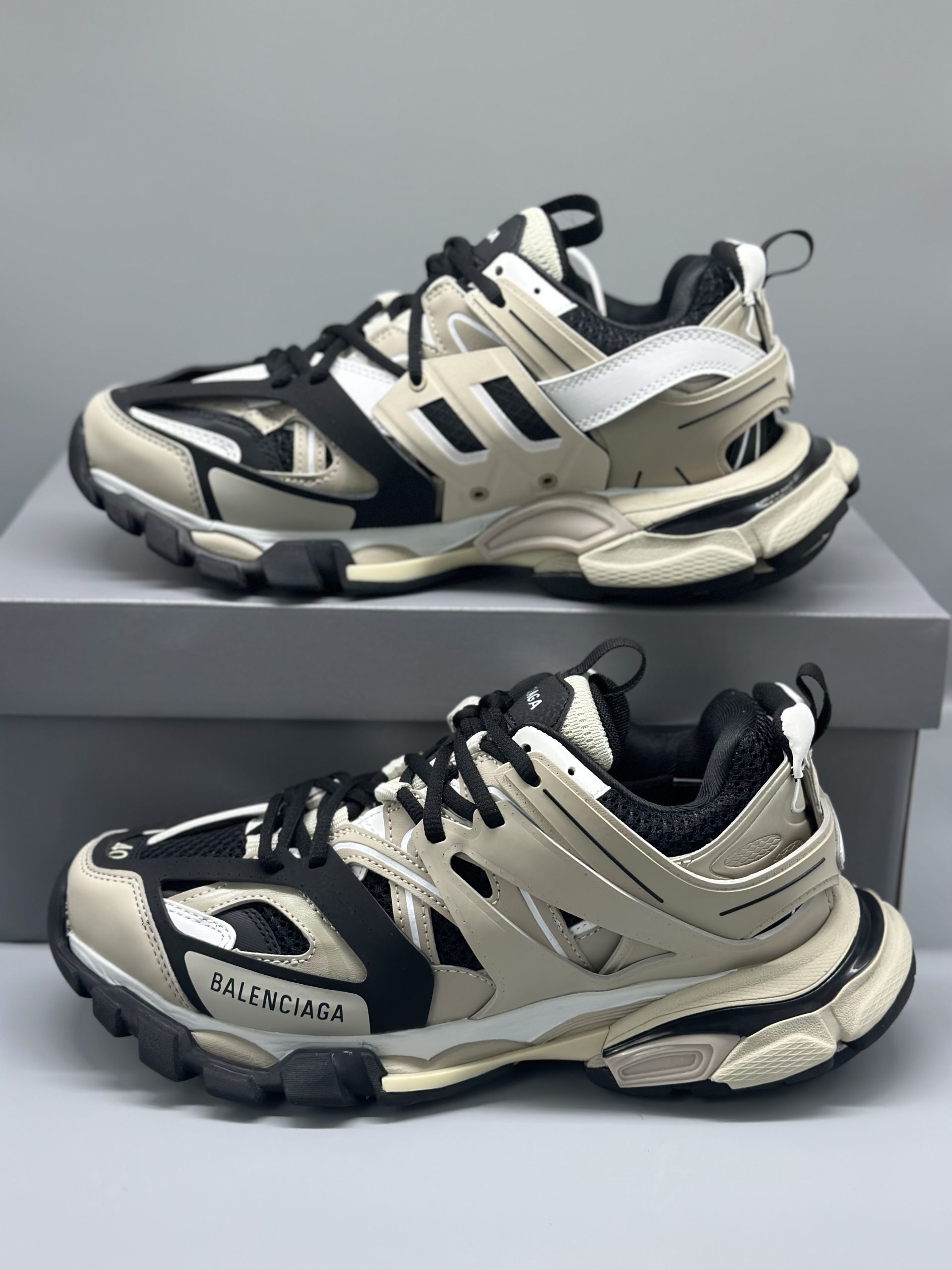 Balenciaga Track Brownish Black