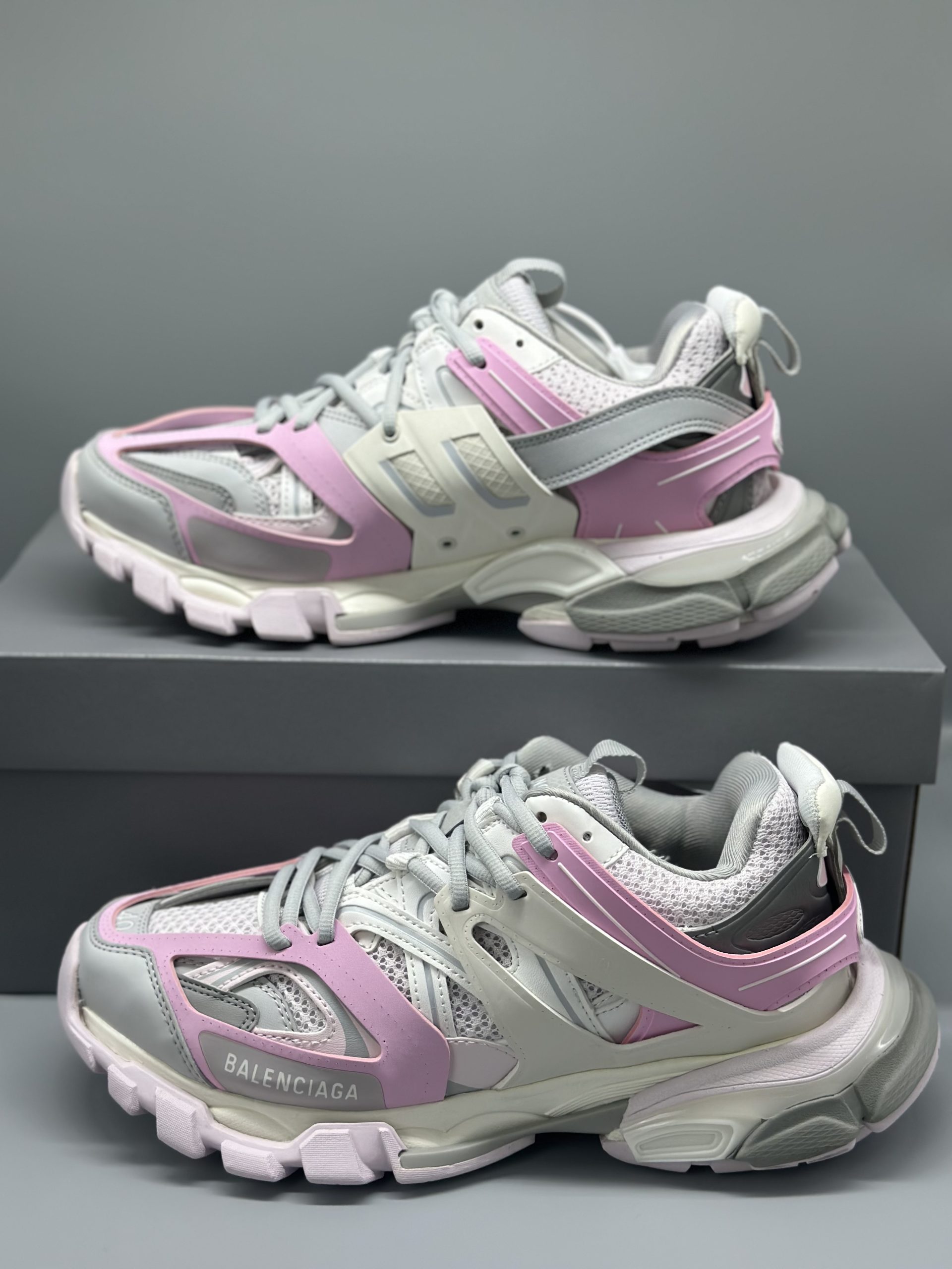 Balenciaga Track Trainer Pinkish Gray