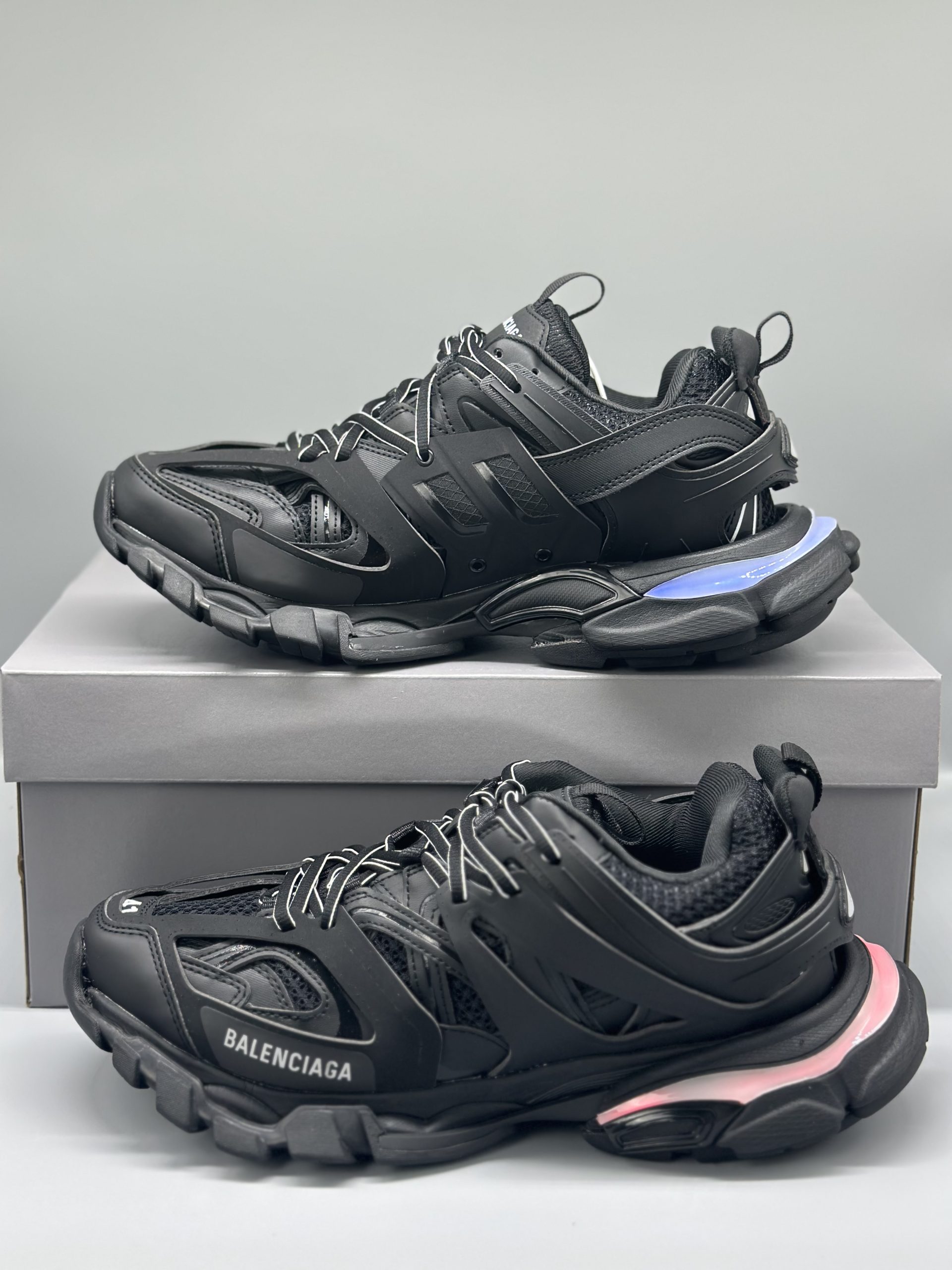 Balenciaga Track Black Led Track 555032 W1GB7 1000