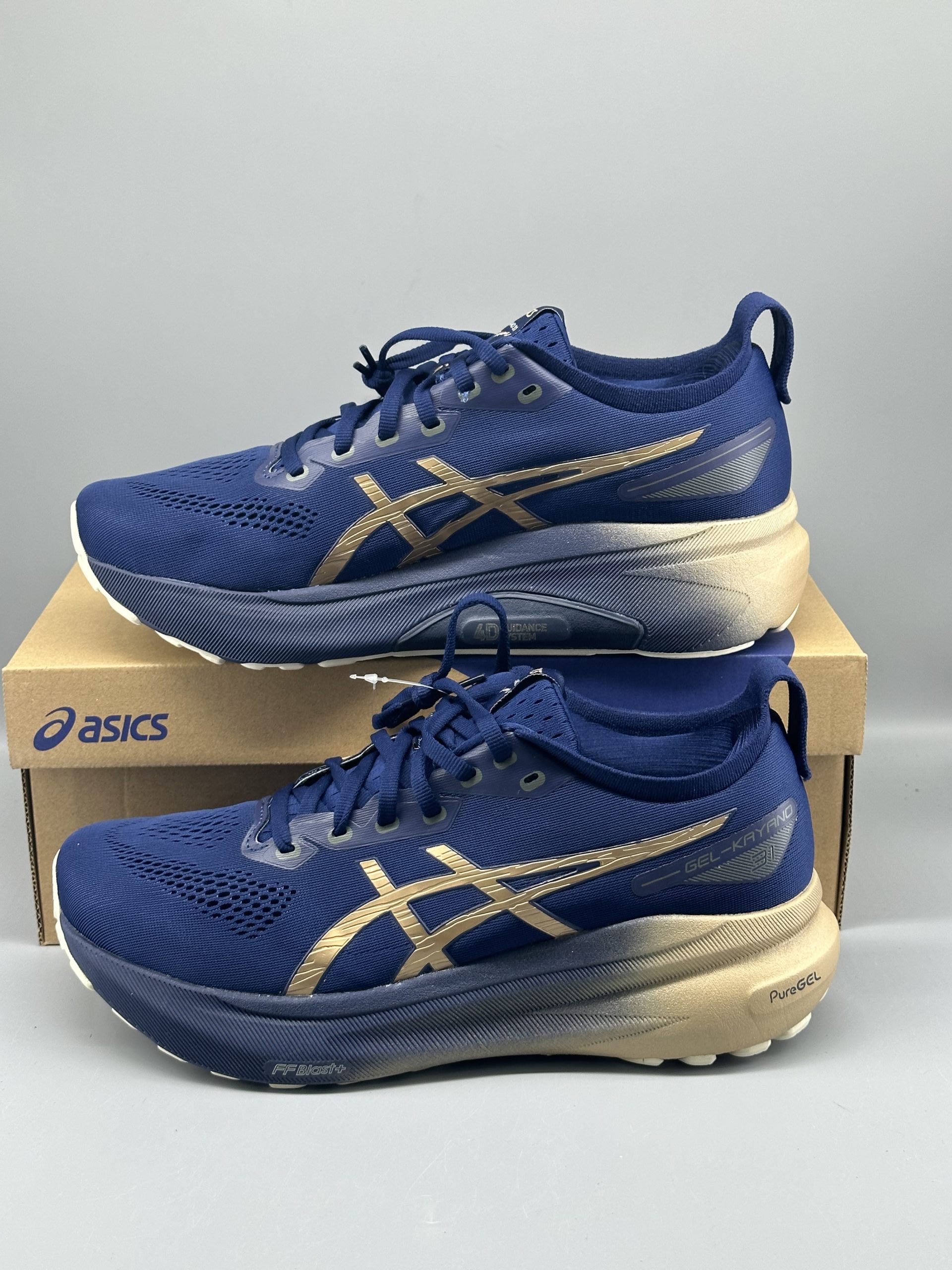 ASICS Gel-Kayano Blue-Gold