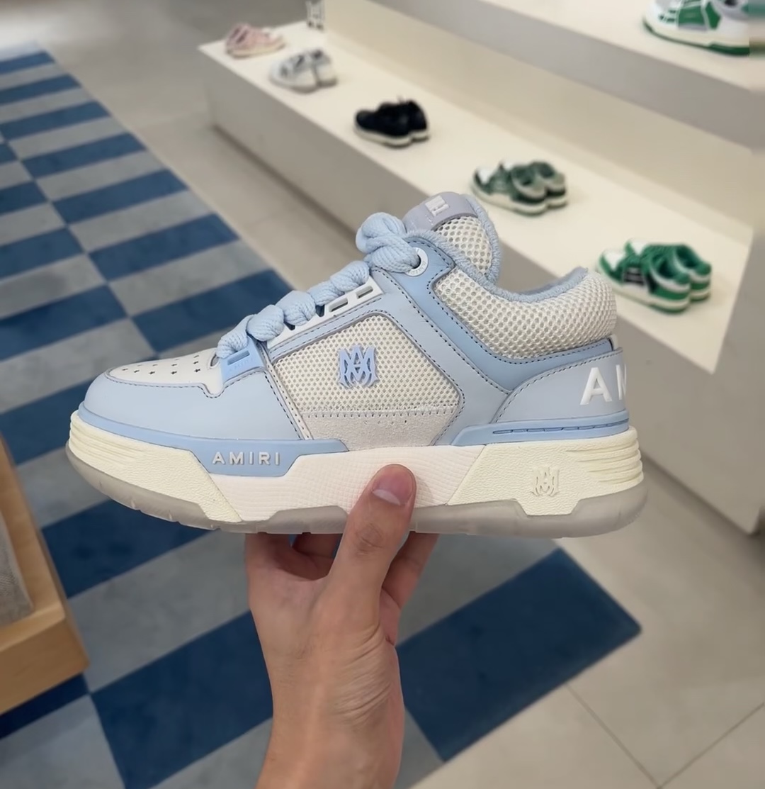 Amiri MA-1 Low White-Blue