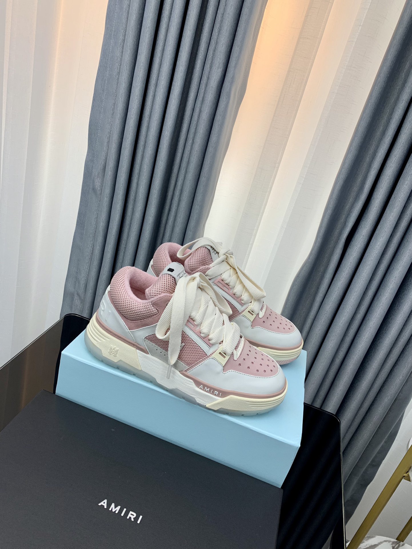 Amiri MA-1 Low White-Pink