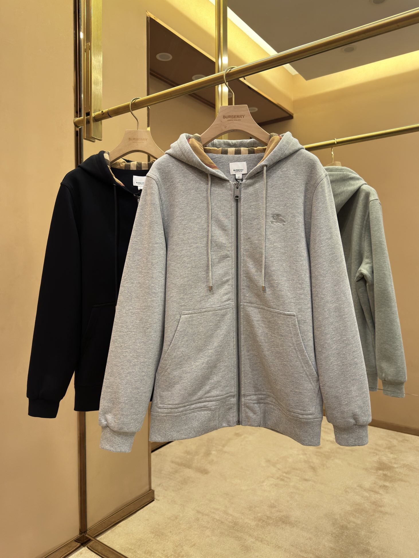 Burberry Hoodie Grey