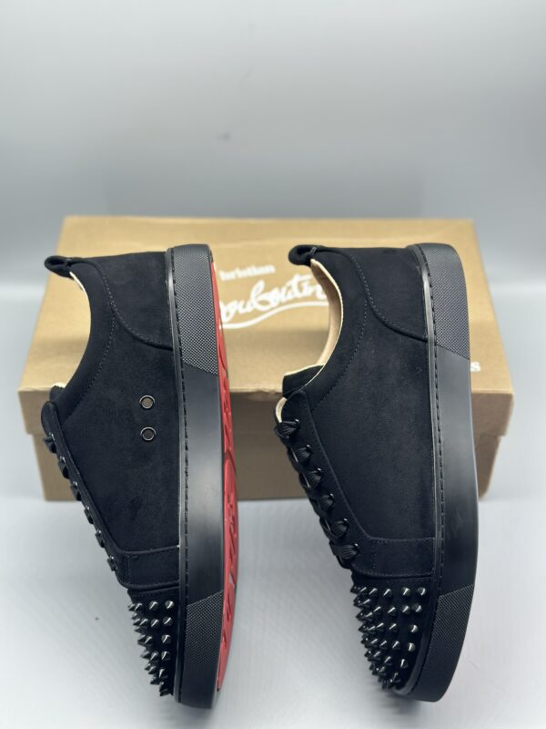 Christian Louboutin Louis Junior Spikes Black