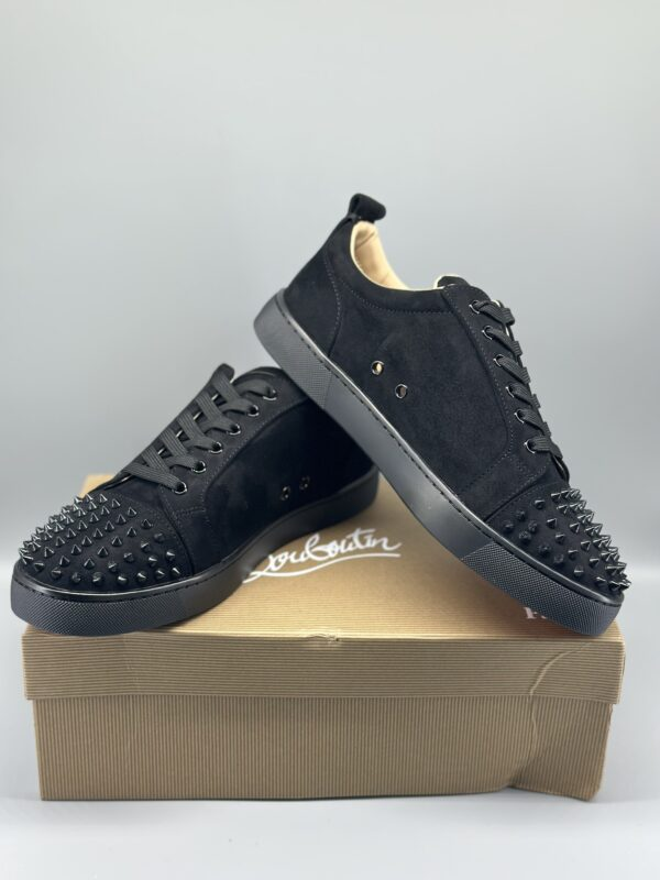 Christian Louboutin Louis Junior Spikes Black
