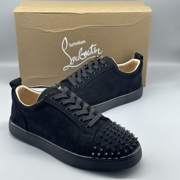 Christian Louboutin Louis Junior Spikes Black