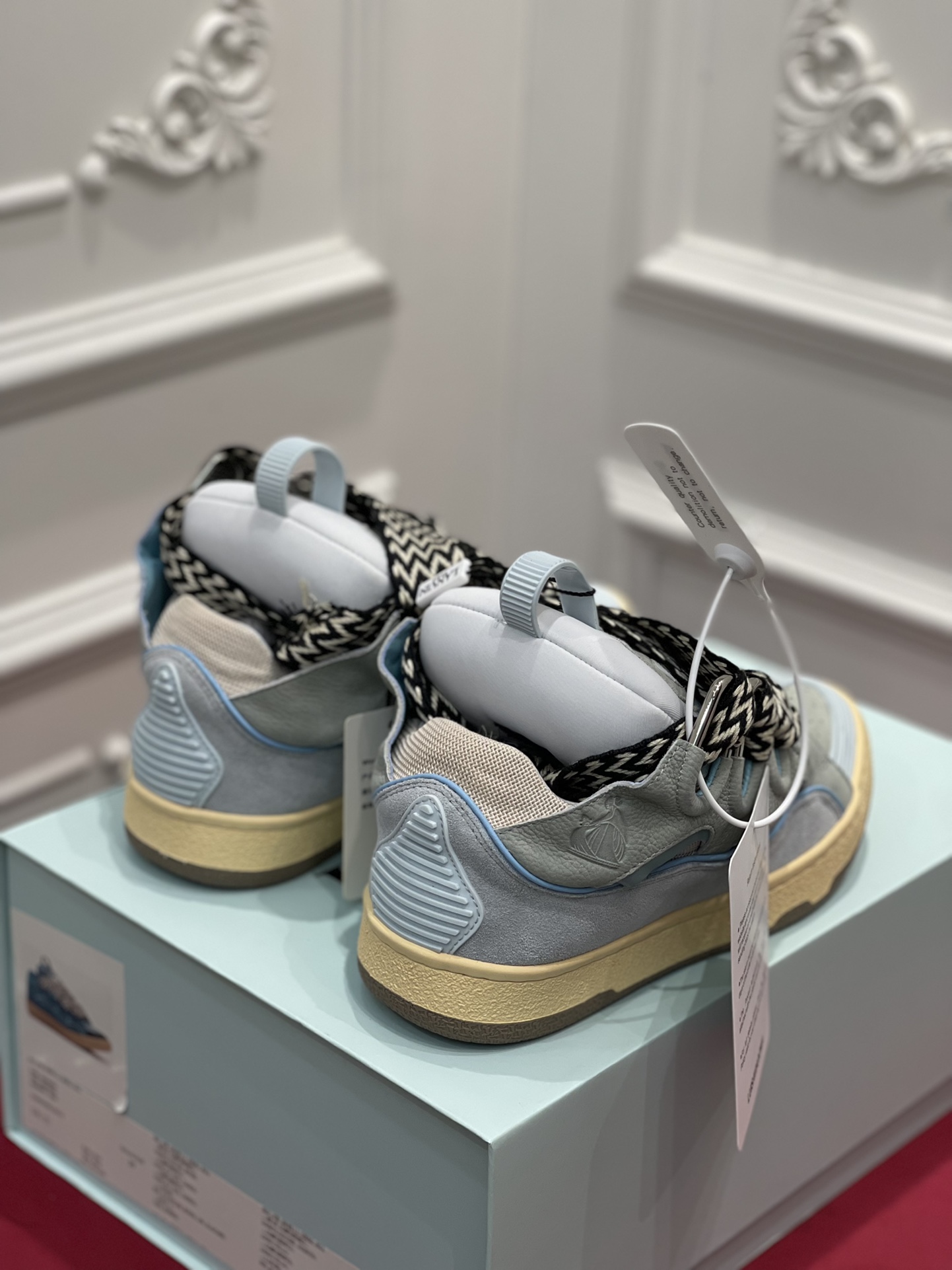 Lanvin Curb Sneaker Blue Grey FM-SKRK11-DALL-P22B243