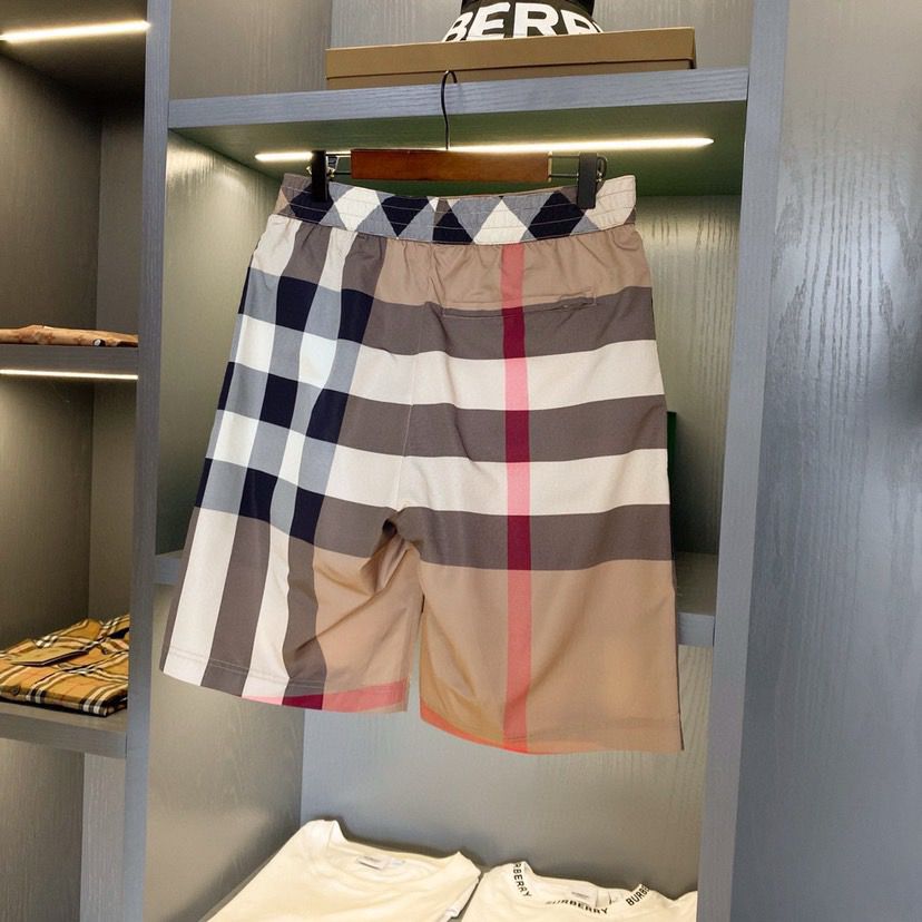 Burberry Check Drawcord Swim Shorts ‘Archive Beige’