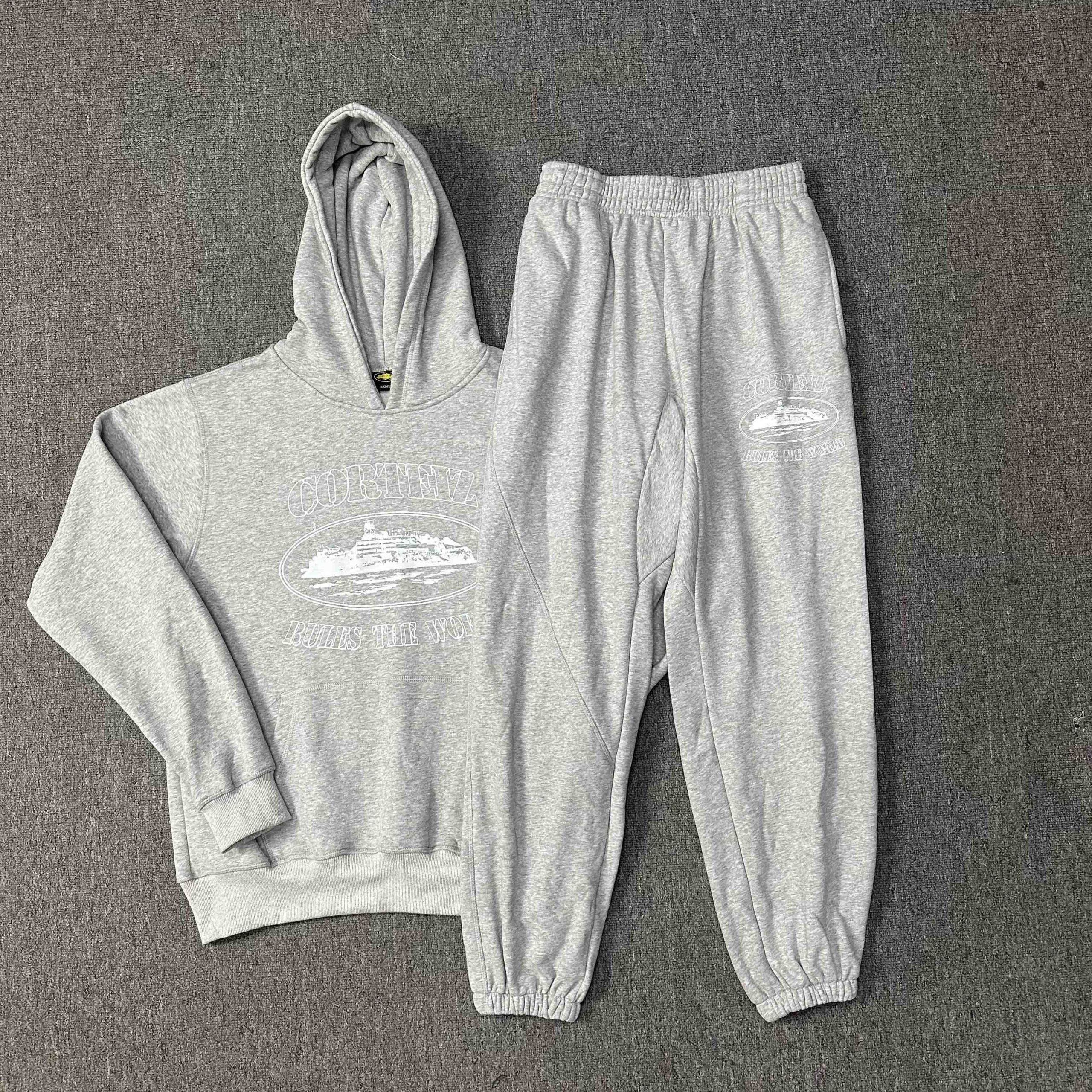 Corte*z Alcatraz Hoodie Triple Grey