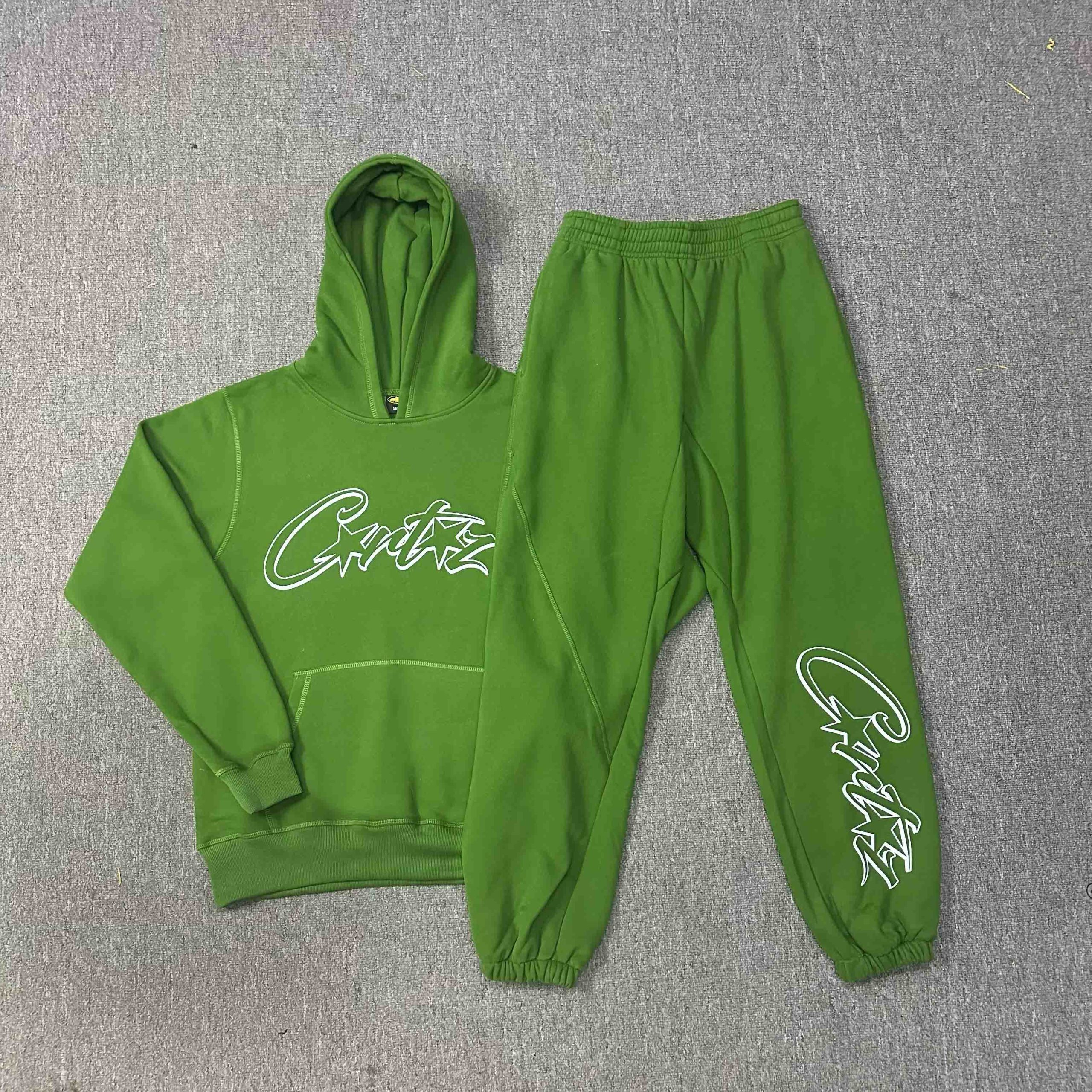 Corte*z Alcatraz LOGO Hoodie Triple Green