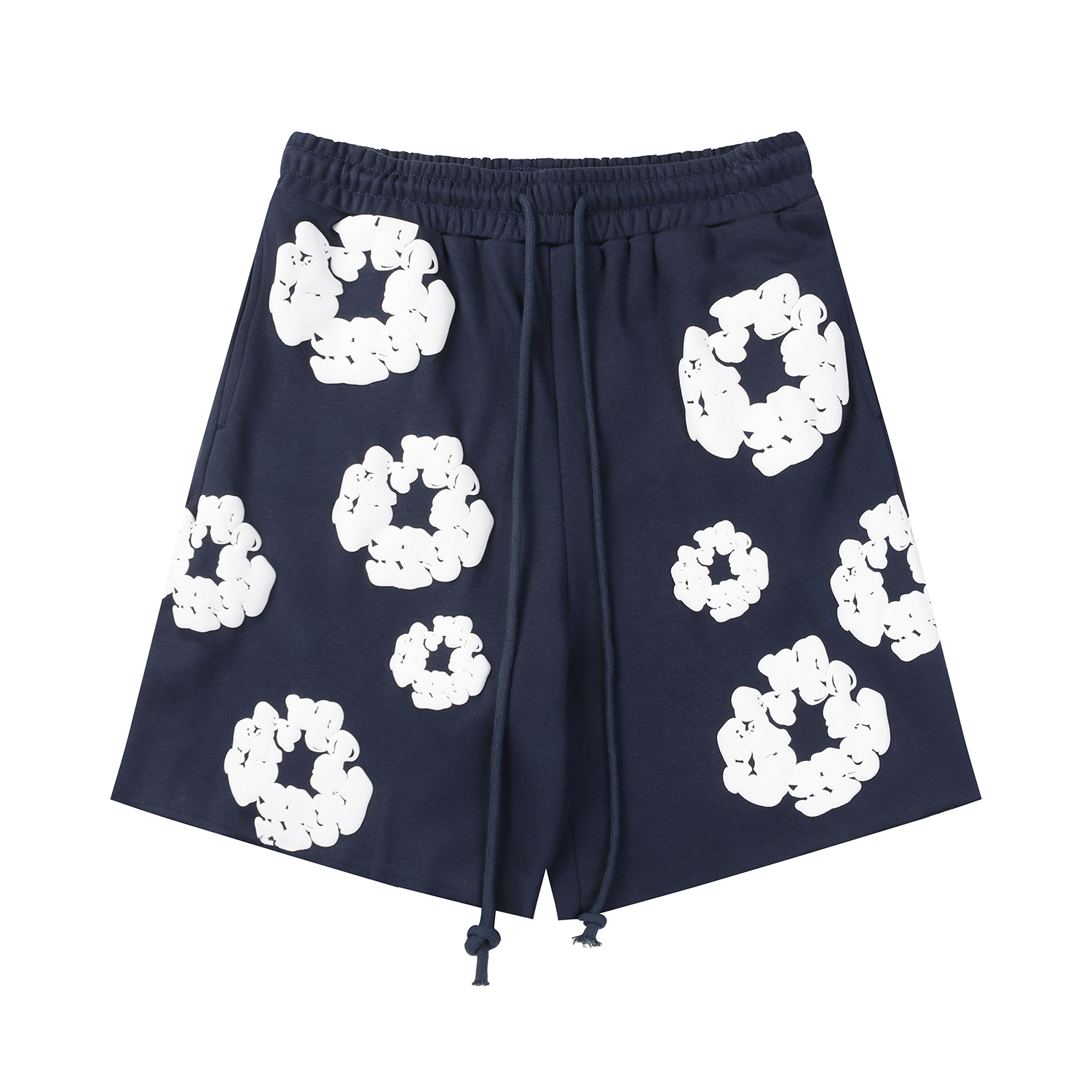 Denim Tears The Cotton Wreath Shorts Navy