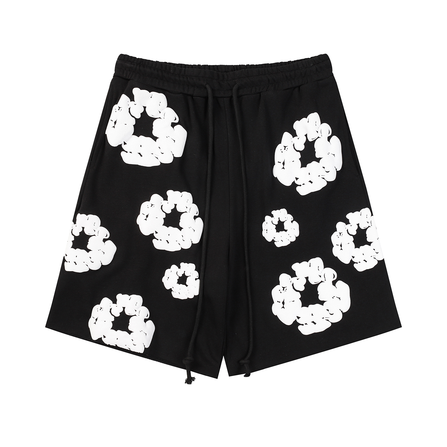 Denim Tears The Cotton Wreath Shorts Black