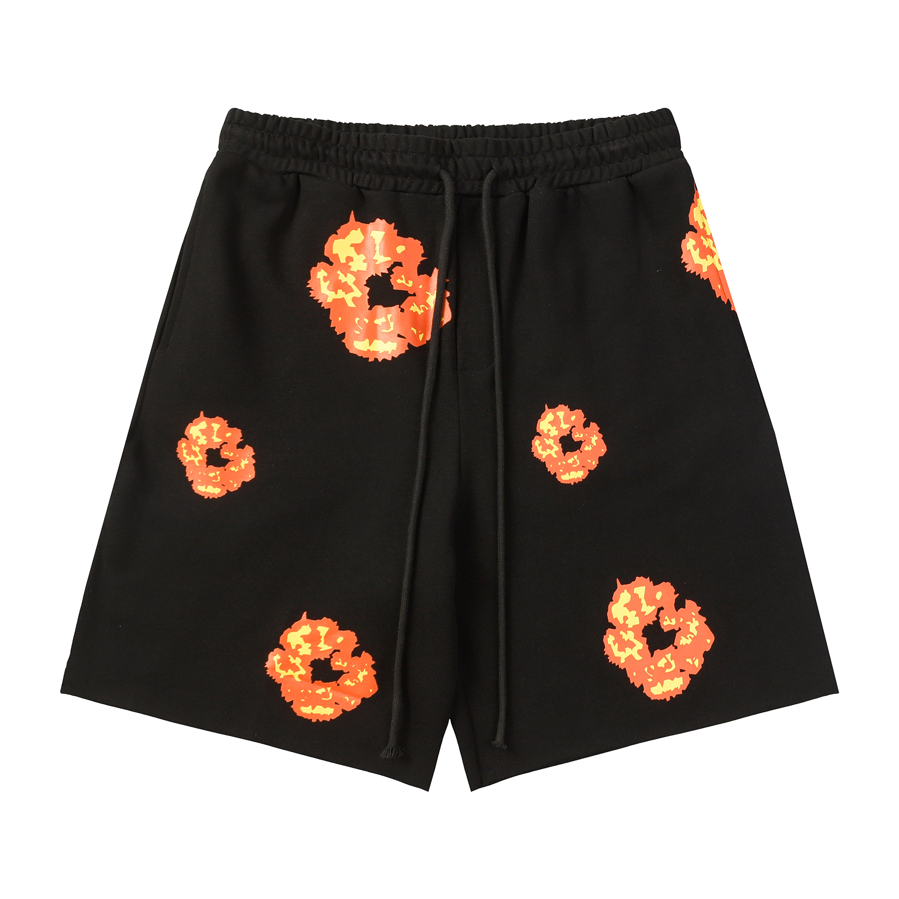 Denim Tears x Offset The Cotton Wreath Shorts Black