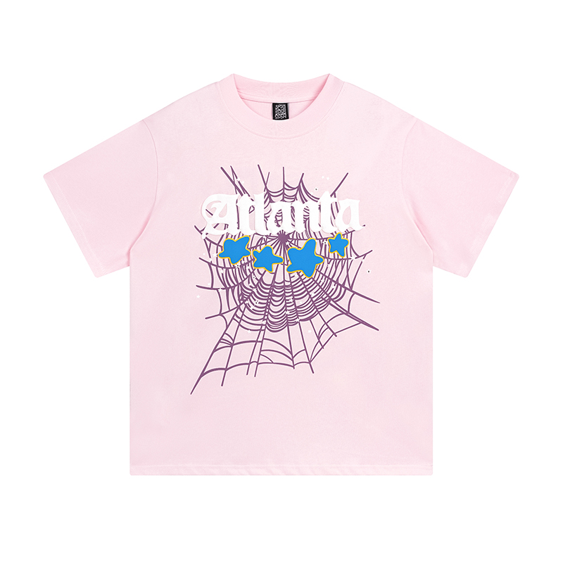 Sp5der Atlanta T-Shirt Pink 69616