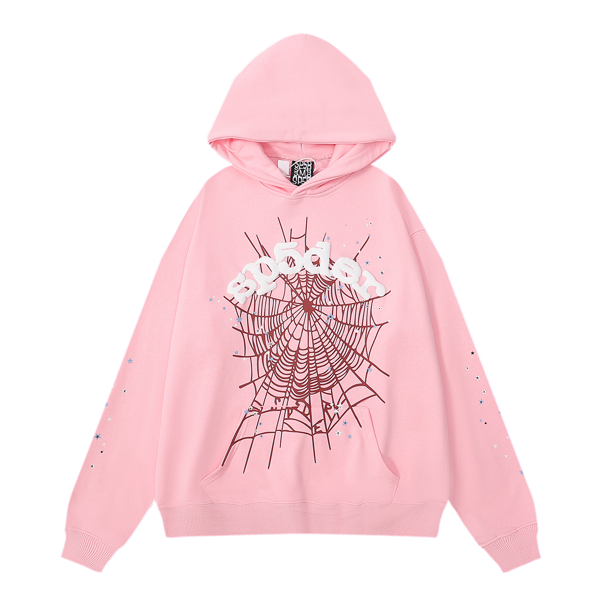 Sp5der OG Web Hoodie Pink