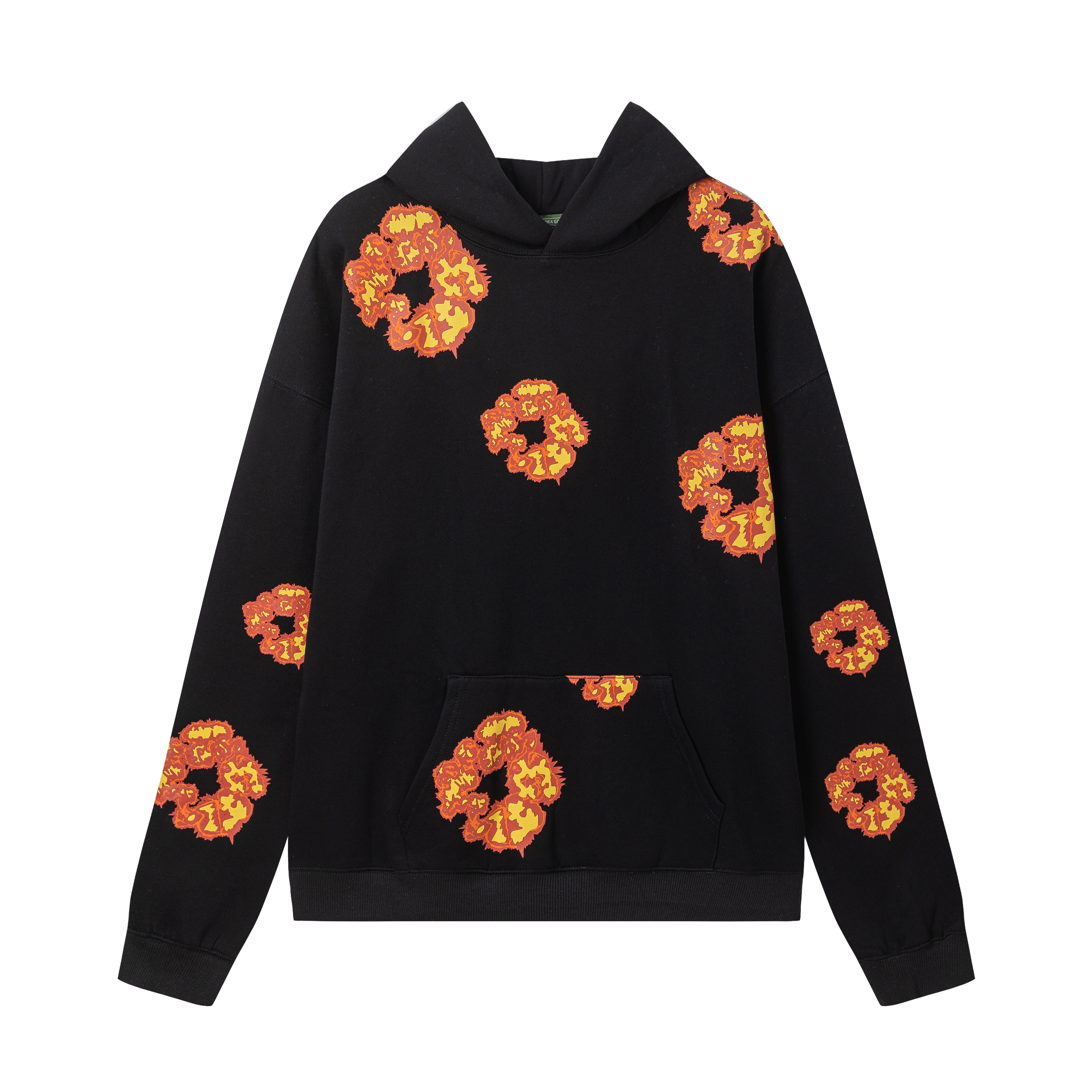 Denim Tears x Offset Wreath Hoodie Black