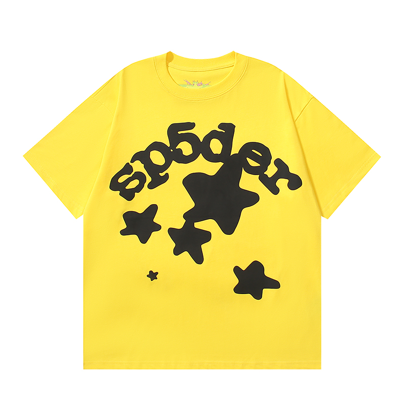 Sp5der Beluga T-Shirt Yellow TOP0057