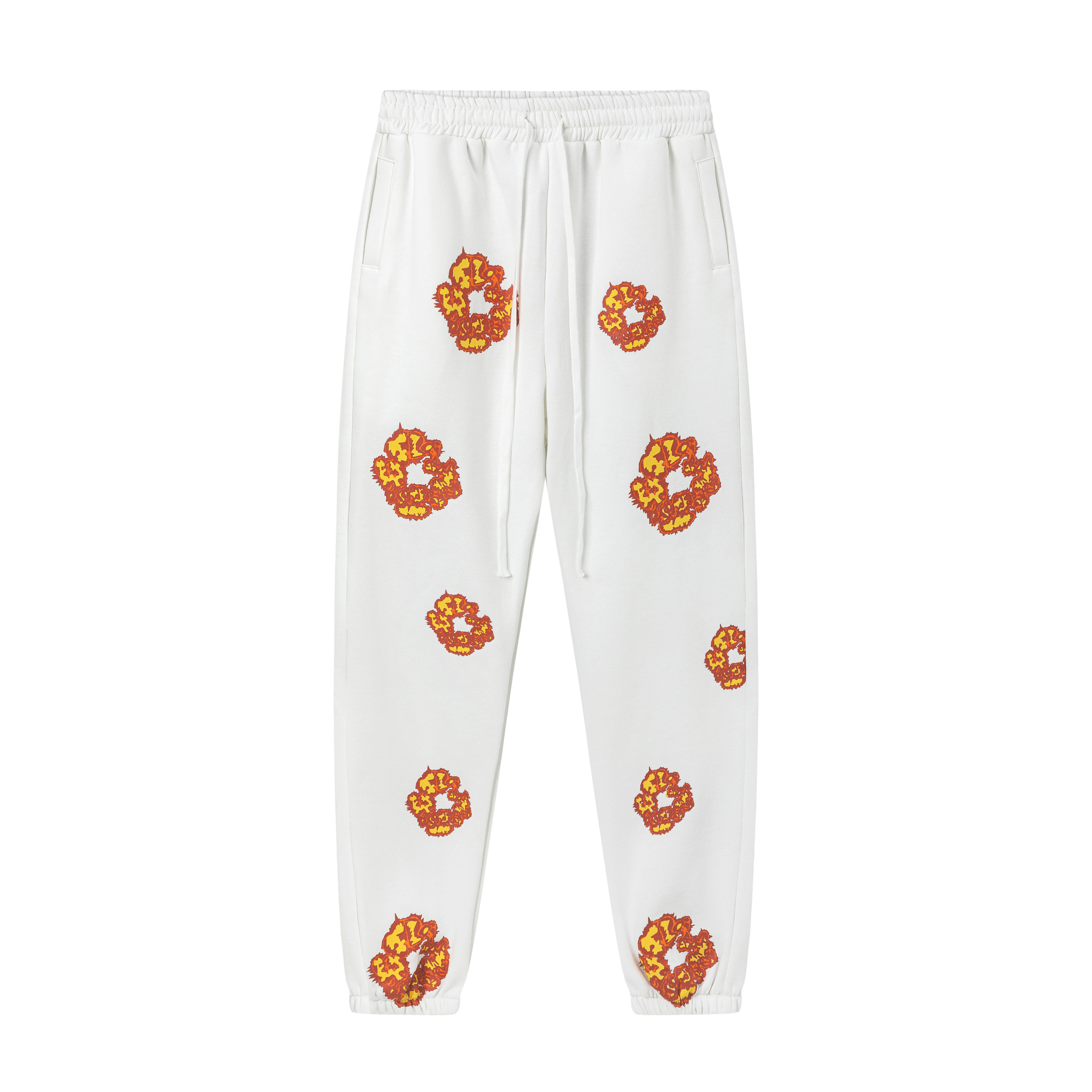 Denim Tears x Offset Wreath Sweatpants White