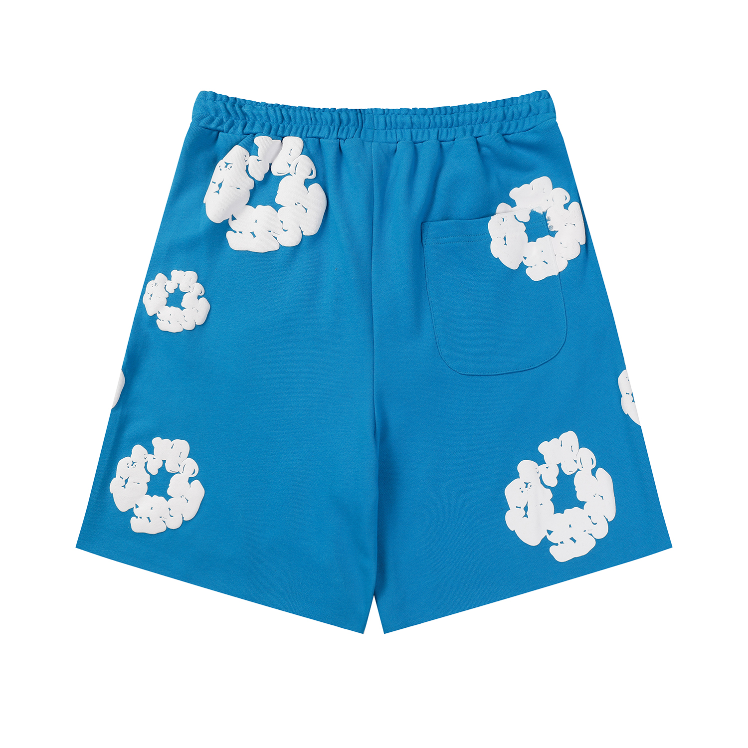 Denim Tears The Cotton Wreath Shorts Lake Blue